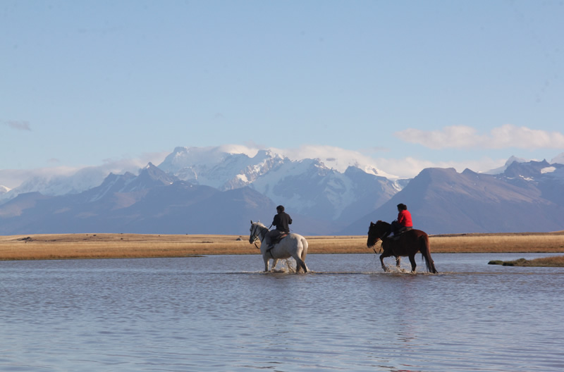 From the Centinela Valley, the view of the Andes Mountains is awesome.