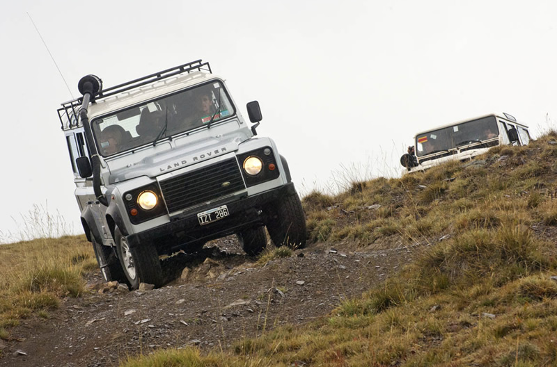 Game drives are conducted in 4x4 Land Rover vehicles, with capacity for up to 8 people